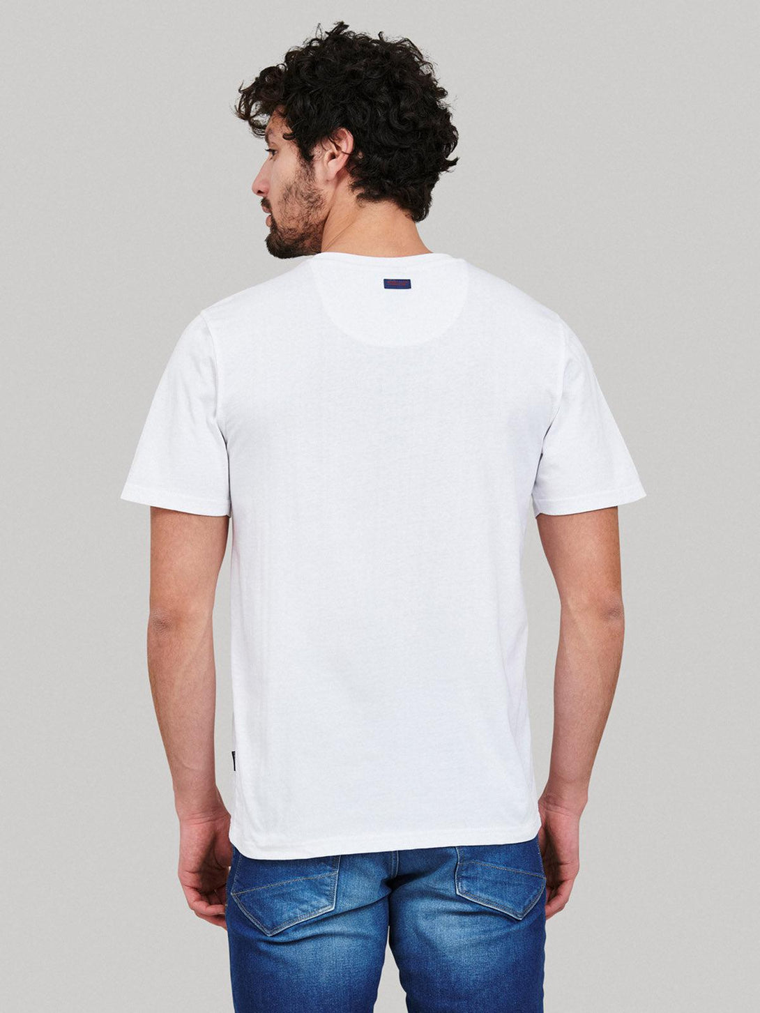 Beverly Hills Polo Club UK-82 POLO PONY SILHOUETTE T-SHIRT WHITE