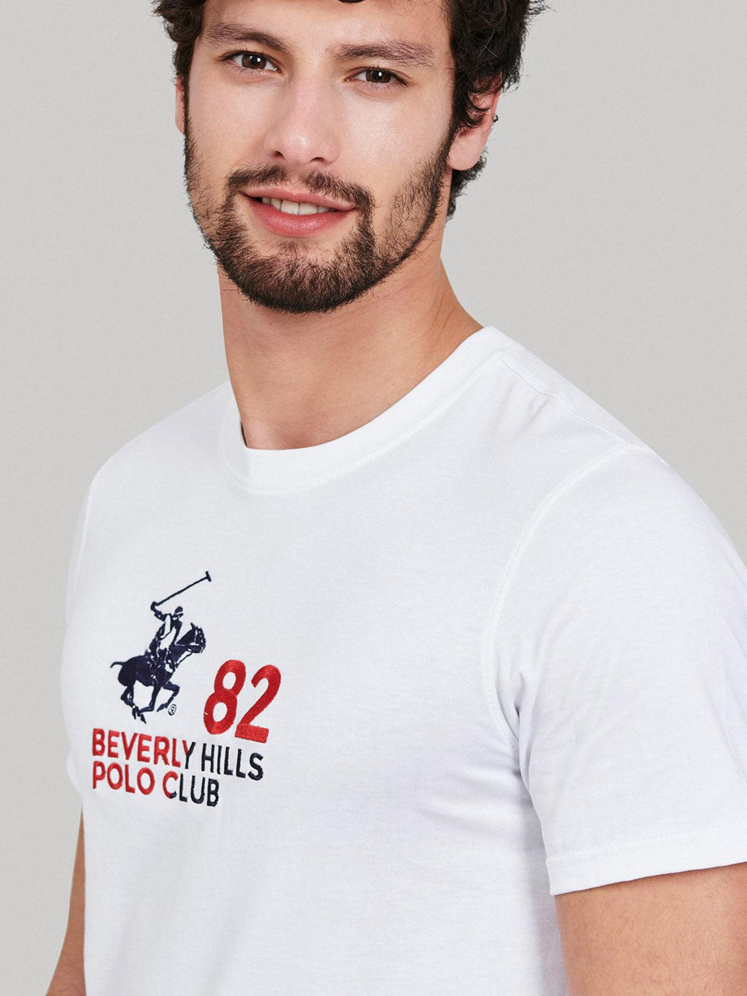 Beverly Hills Polo Club UK-82 POLO PONY T-SHIRT WHITE