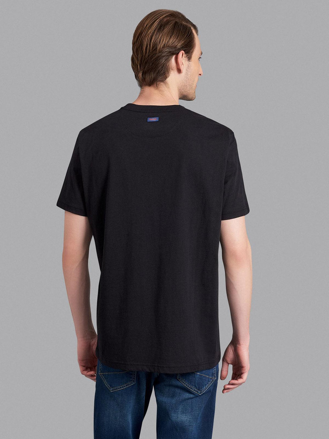 Beverly Hills Polo Club UK-BHPC BLOCK EMBROIDERED T-SHIRT BLACK