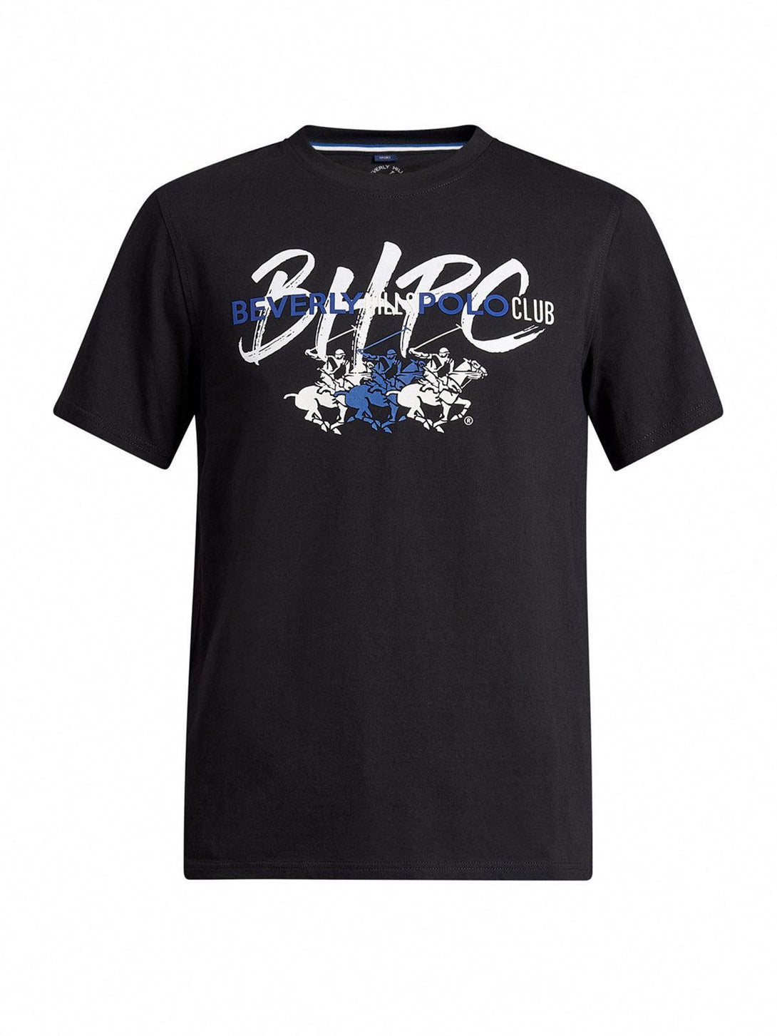 Beverly Hills Polo Club UK-BHPC PAINT SIGNATURE T-SHIRT BLACK