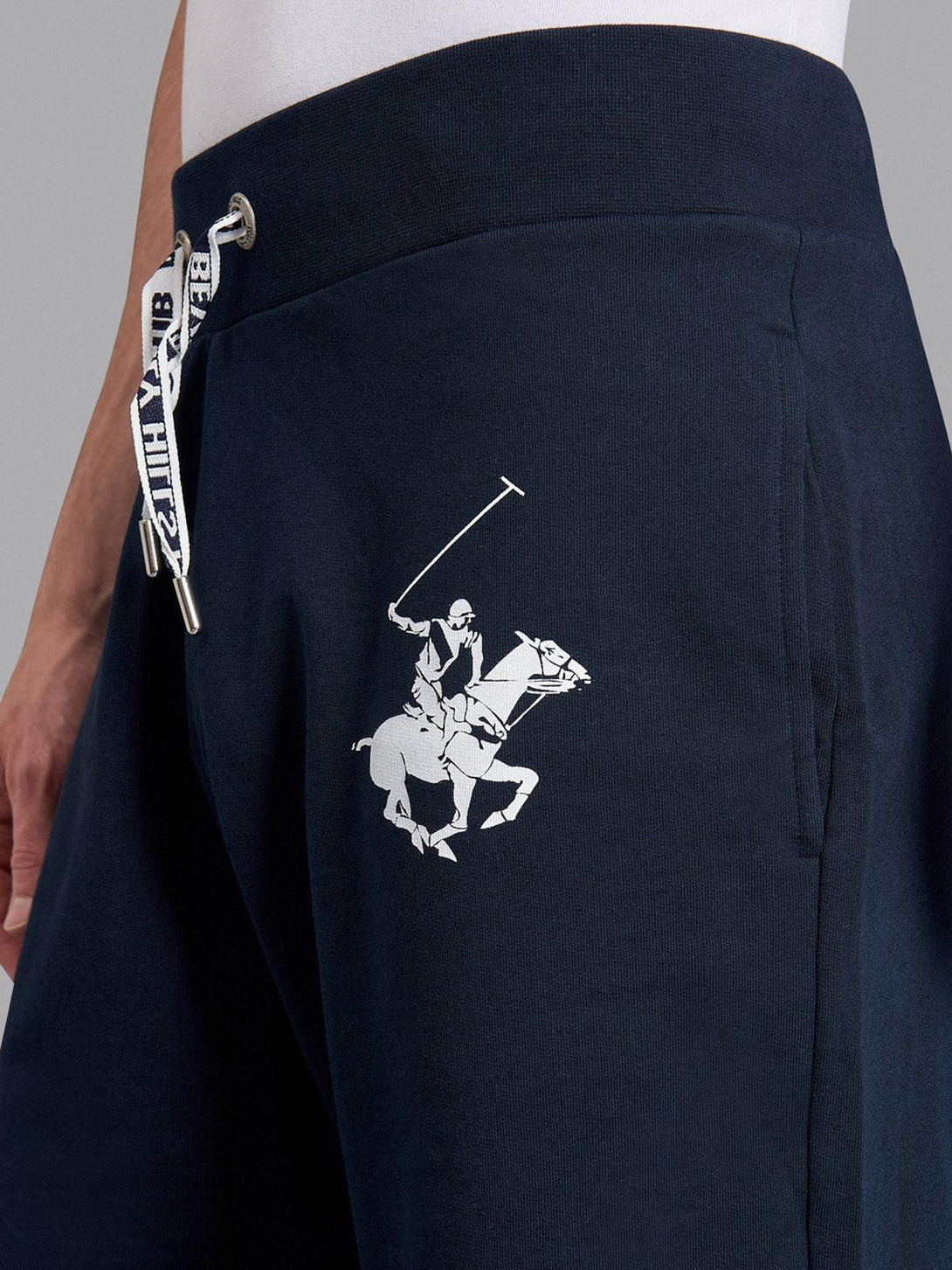 Beverly Hills Polo Club UK-BHPC POLO PONY FLEECE SHORTS NAVY