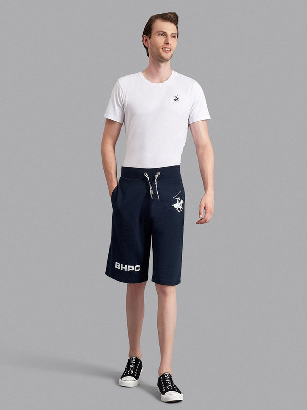 Beverly Hills Polo Club UK-BHPC POLO PONY FLEECE SHORTS NAVY