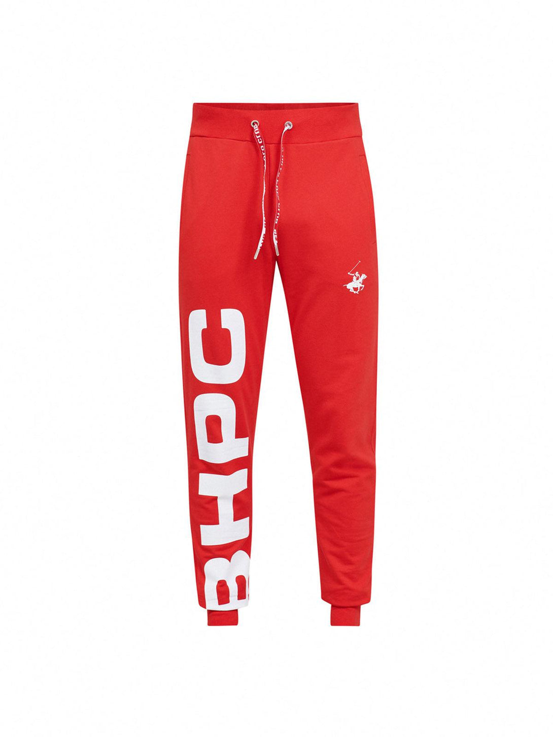 Beverly Hills Polo Club UK-BHPC SPORT BLOCK PRINT JOGGERS RED