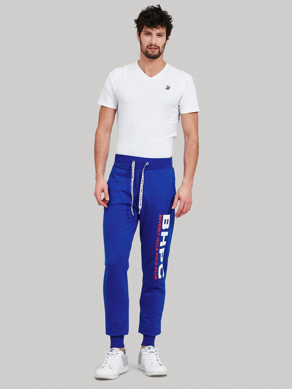 Beverly Hills Polo Club UK-BHPC SPORT LOGO JOGGERS ROYAL