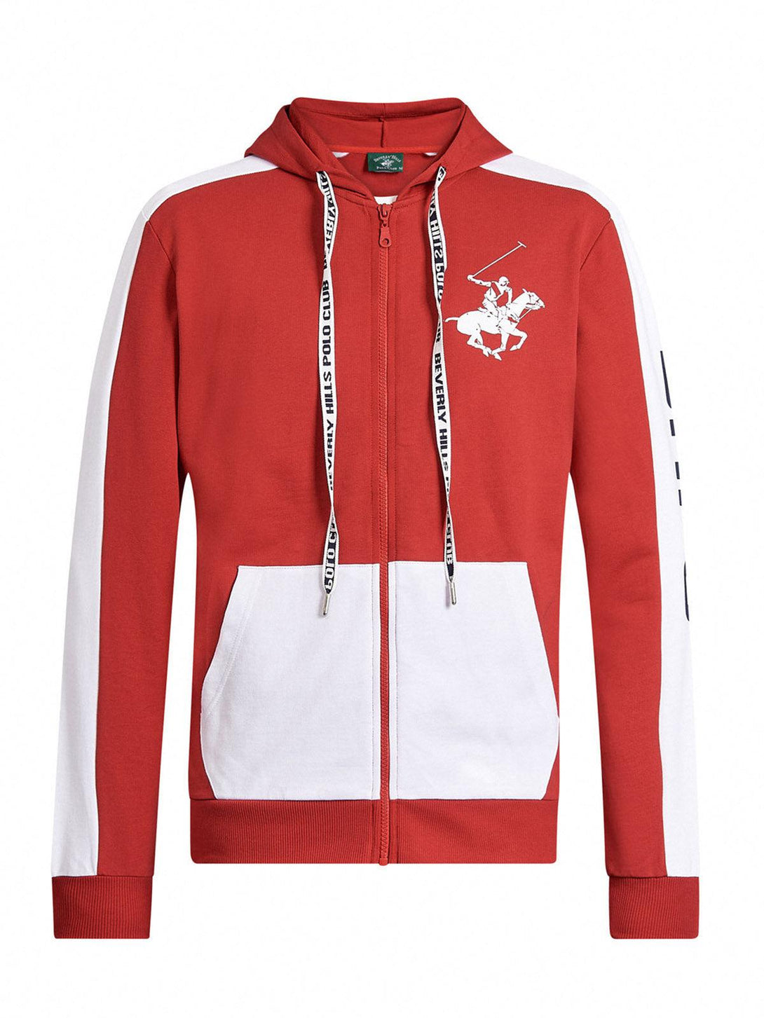 Beverly Hills Polo Club UK-BHPC SPORT PONY ZIP HOODIE RED