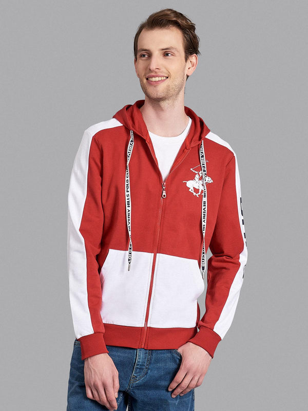 Beverly Hills Polo Club UK-BHPC SPORT PONY ZIP HOODIE RED