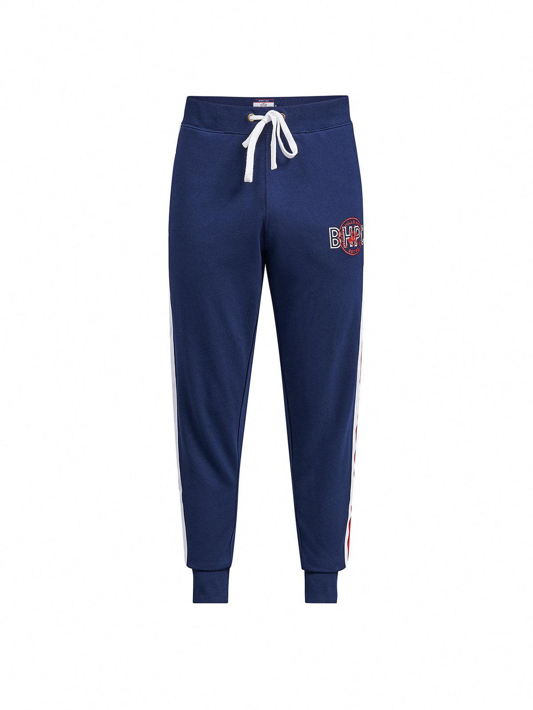 Beverly Hills Polo Club UK-BHPC SPORT STRIPE SLIM LINE JOGGERS TRUE NAVY