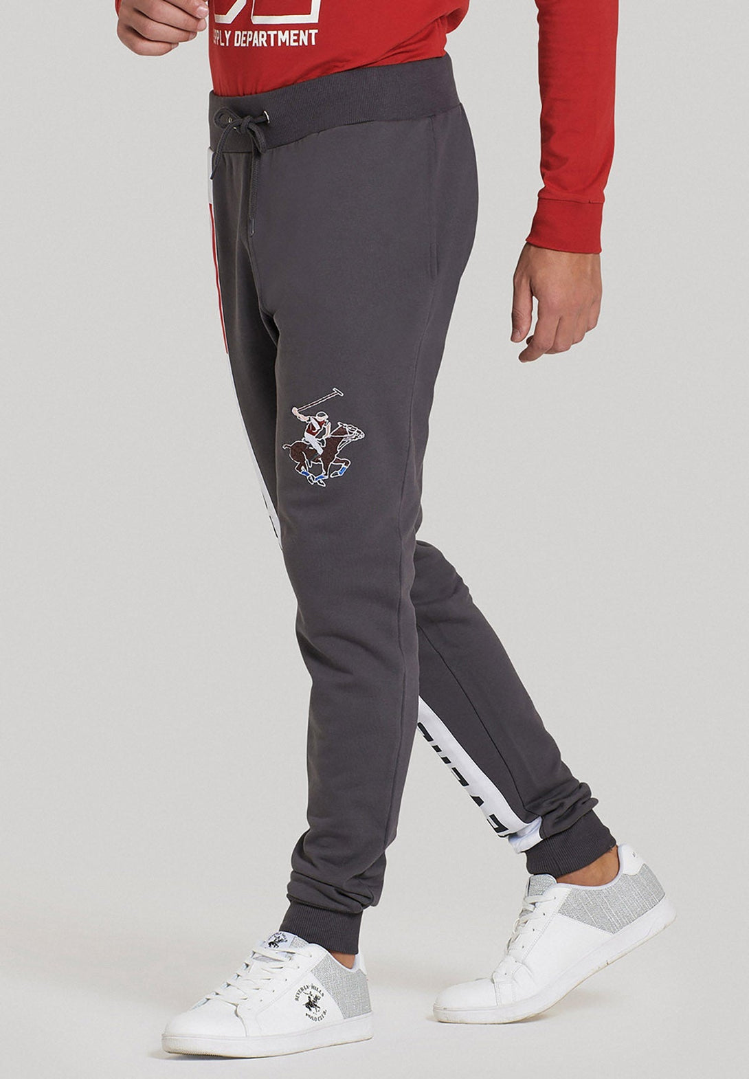 Beverly Hills Polo Club UK-BHPC SPORT USA JOGGERS DARK GREY