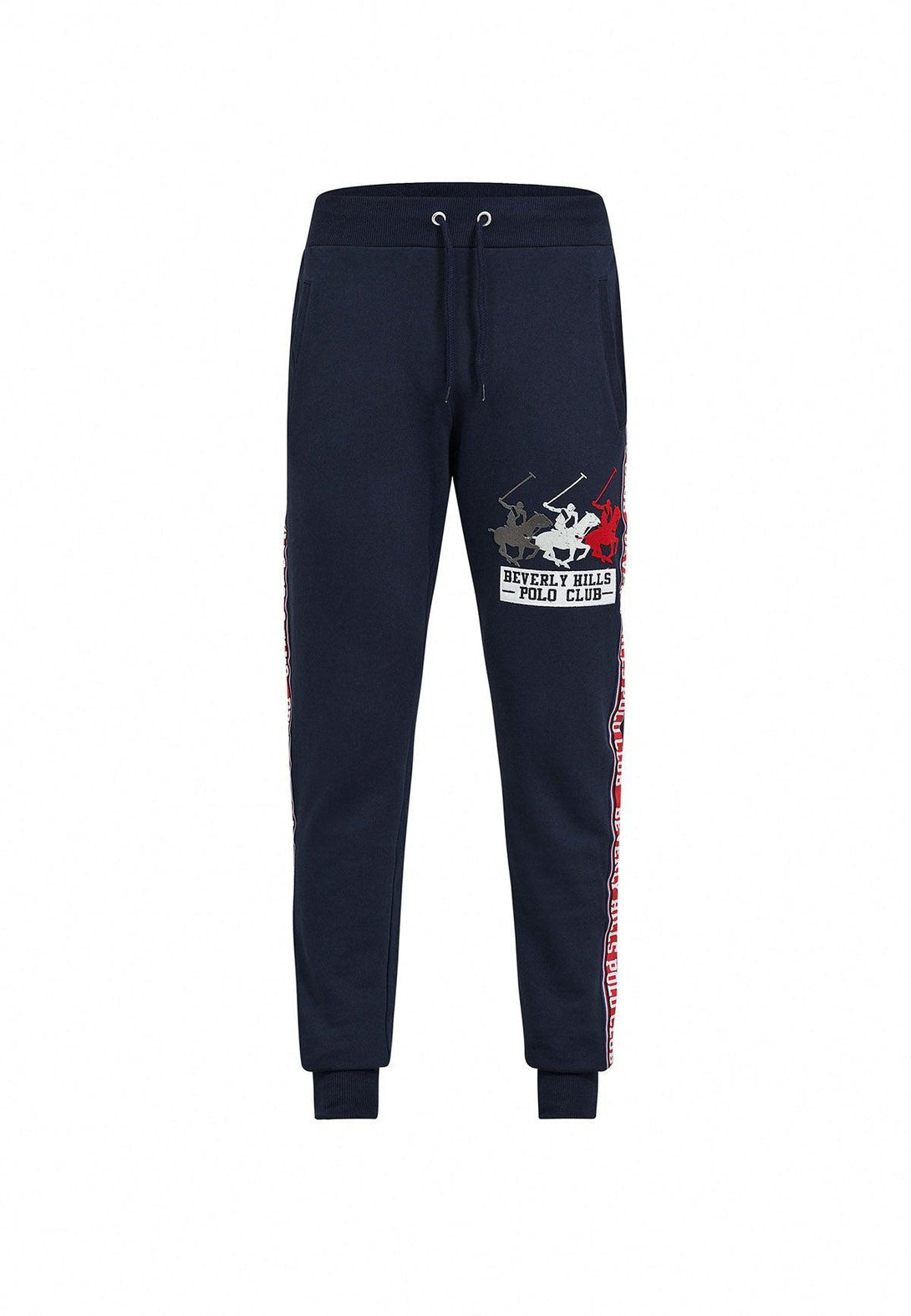 Beverly Hills Polo Club UK-BHPC TAPE LOGO JOGGERS NAVY