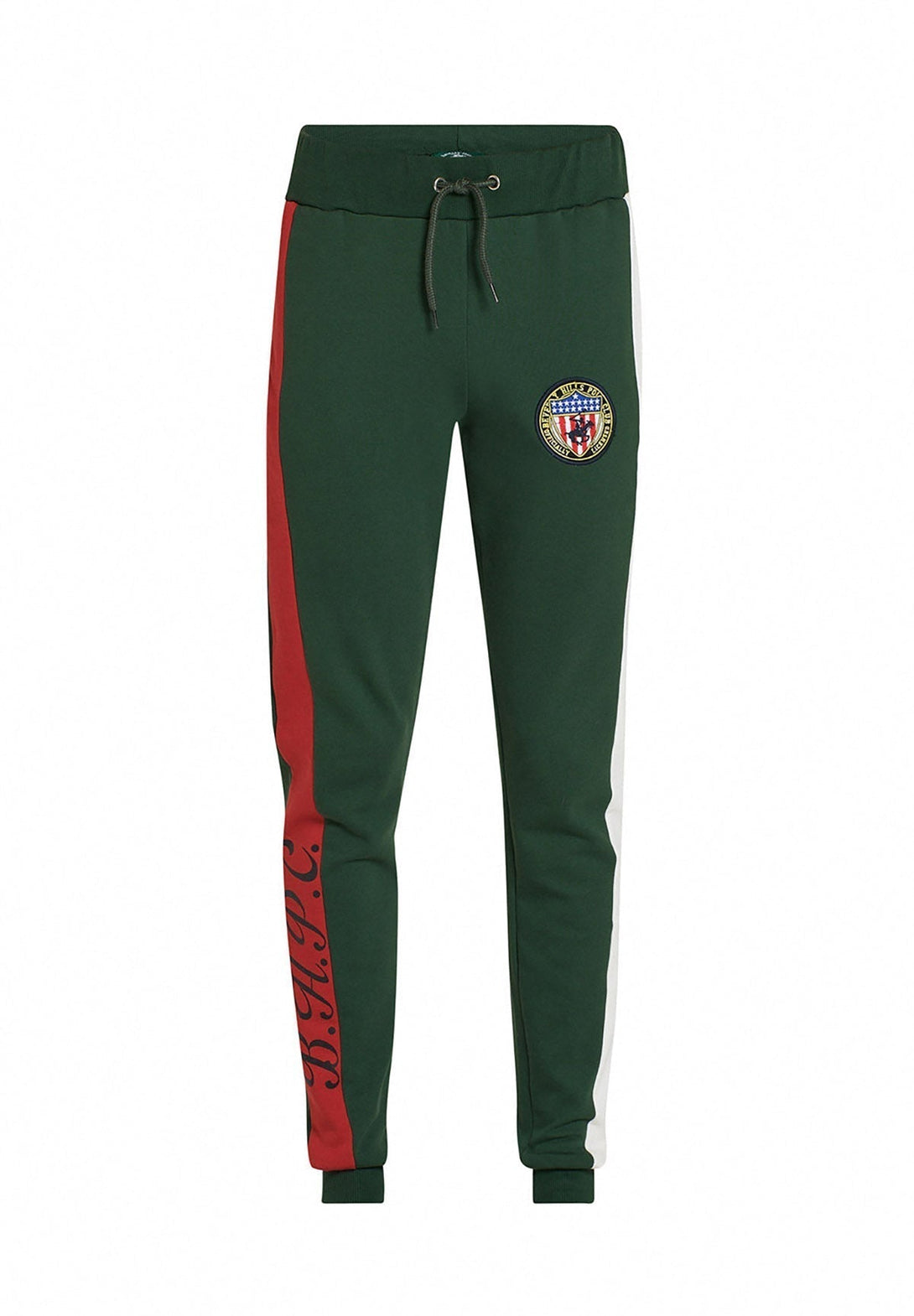 Beverly Hills Polo Club UK-BHPC US SHIELD PATCH JOGGERS MUSK