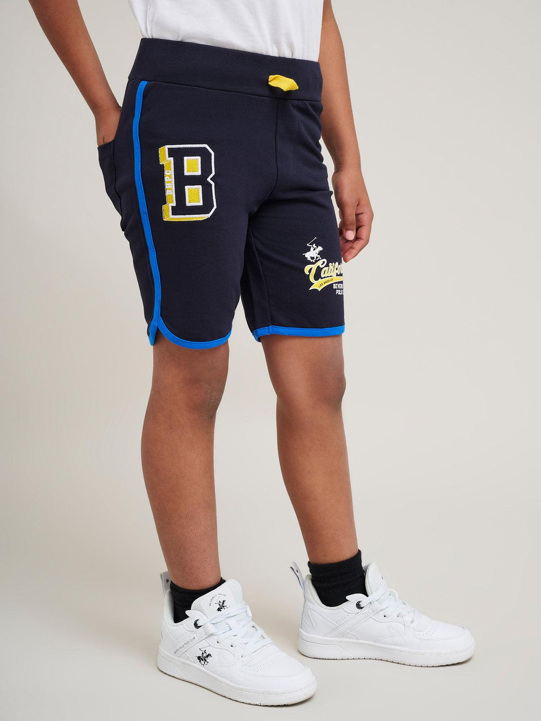 Beverly Hills Polo Club UK-CALIFORNIA FLEECE SHORTS NAVY