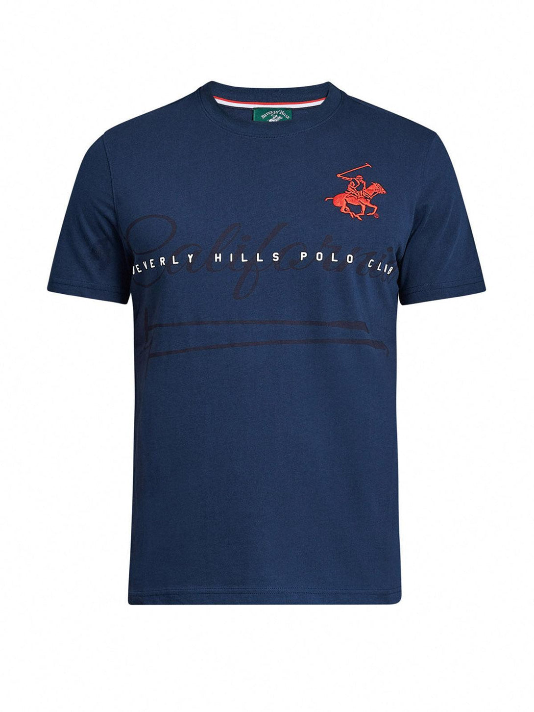 Beverly Hills Polo Club UK-CALIFORNIA POLO PONY T-SHIRT TRUE NAVY