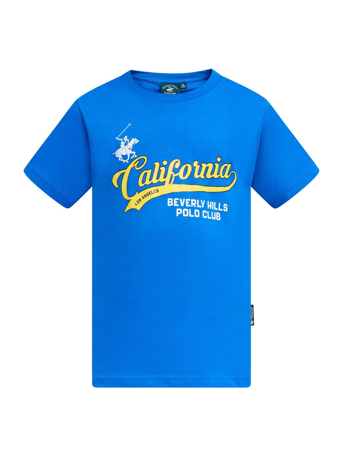 Beverly Hills Polo Club UK-CALIFORNIA SCRIPT LOGO T-SHIRT ROYAL