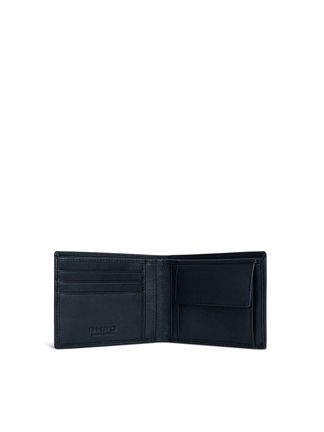 Beverly Hills Polo Club UK-EMBOSSED BHPC WALLET BLACK