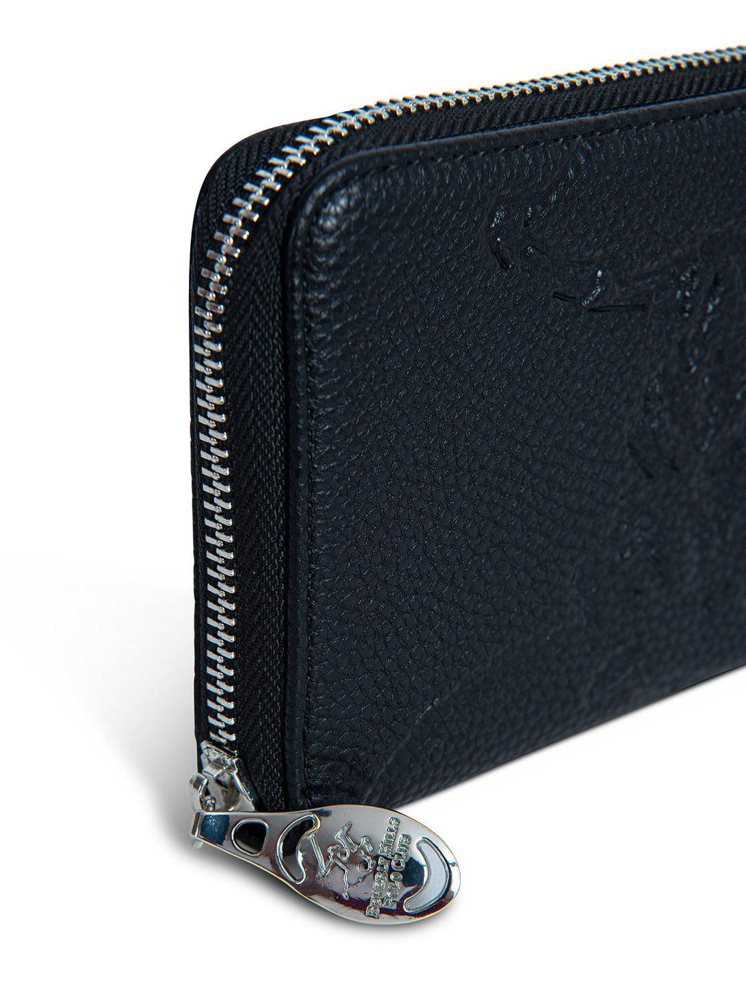 Beverly Hills Polo Club UK-EMBOSSED POLO PONY WALLET BLACK