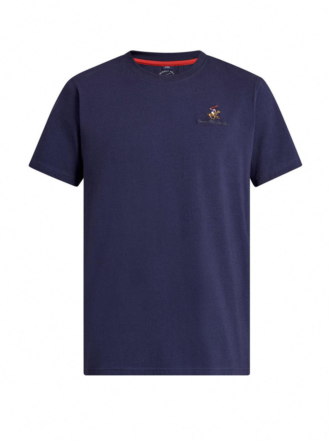 Beverly Hills Polo Club UK-ESSENTIAL FULL COLOUR SIGNATURE T-SHIRT TRUE NAVY