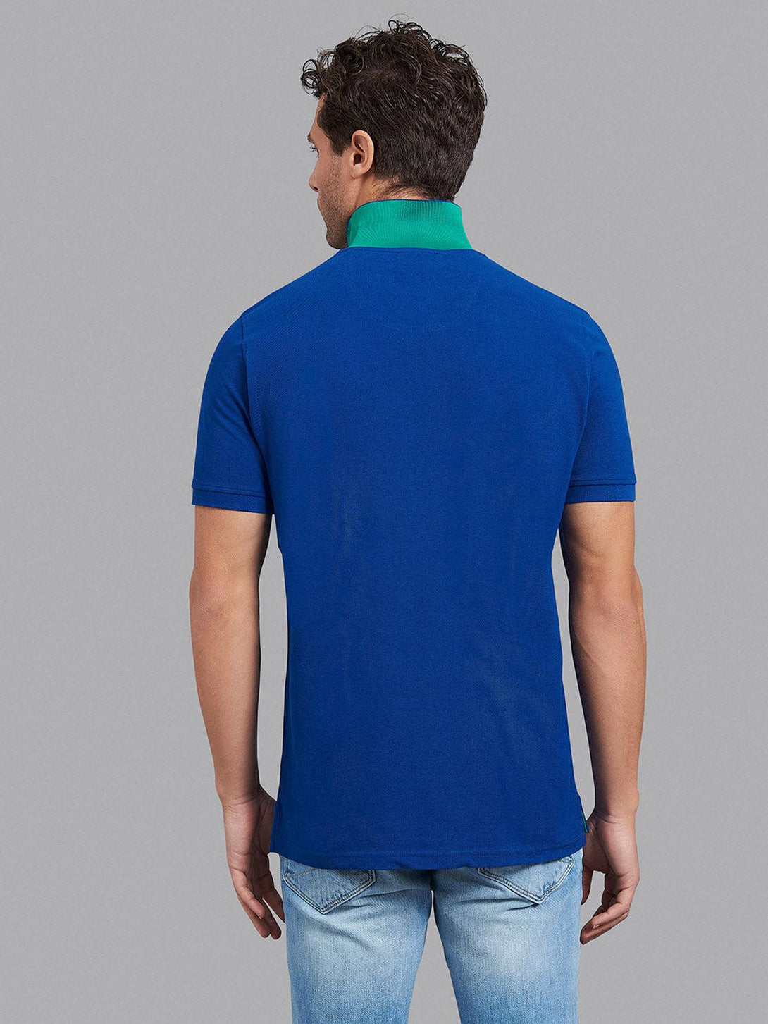 Beverly Hills Polo Club UK-ESSENTIAL POLO SHIRT BALTIC BLUE