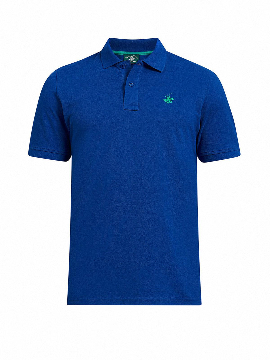 Beverly Hills Polo Club UK-ESSENTIAL POLO SHIRT BALTIC BLUE