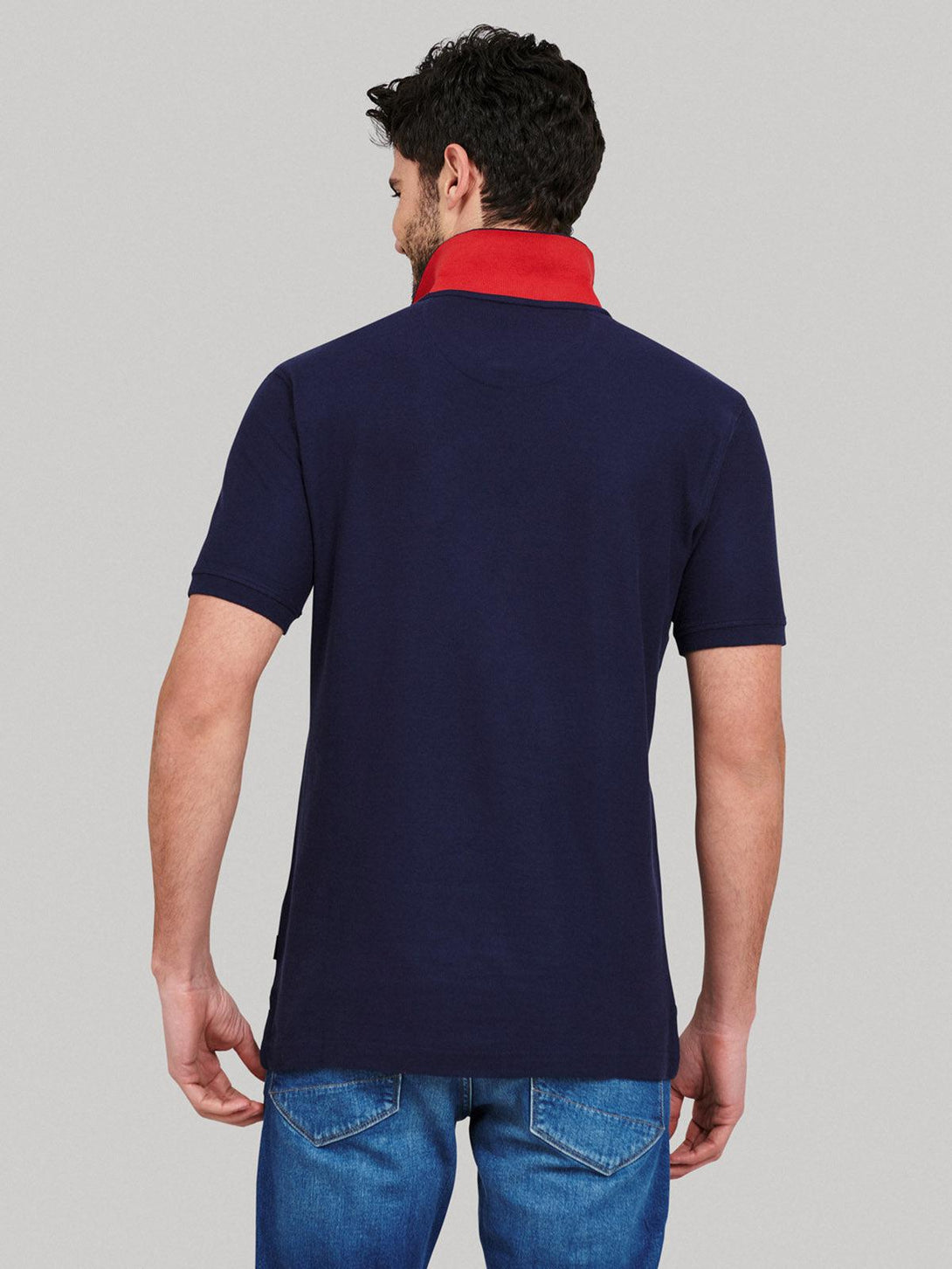 Beverly Hills Polo Club UK-ESSENTIAL POLO SHIRT TRUE NAVY