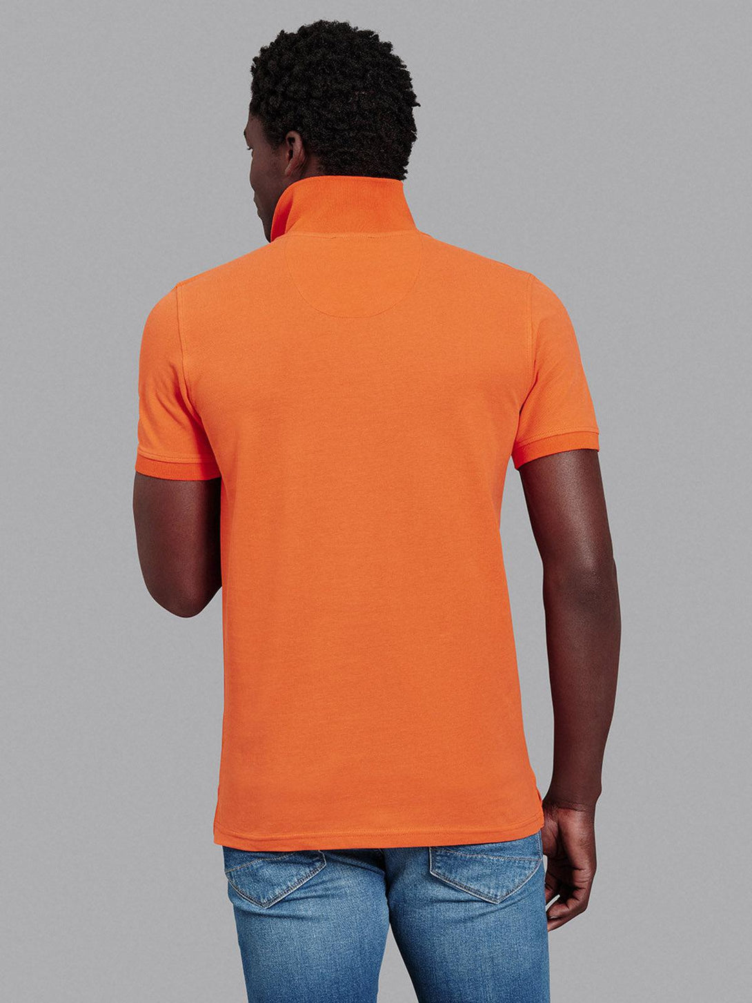 Beverly Hills Polo Club UK-ESSENTIAL SIGNATURE POLO SHIRT ORANGE