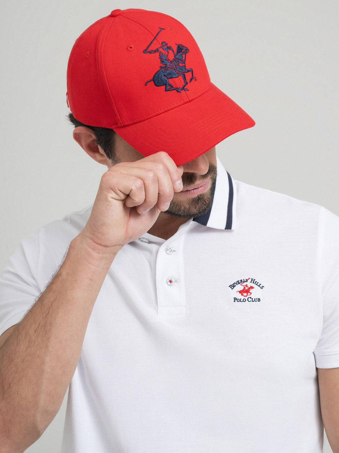 Beverly Hills Polo Club UK-ICON BASEBALL CAP RED