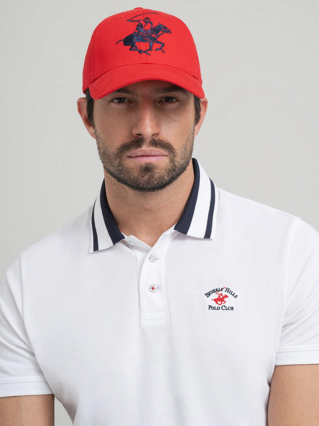 Beverly Hills Polo Club UK-ICON BASEBALL CAP RED