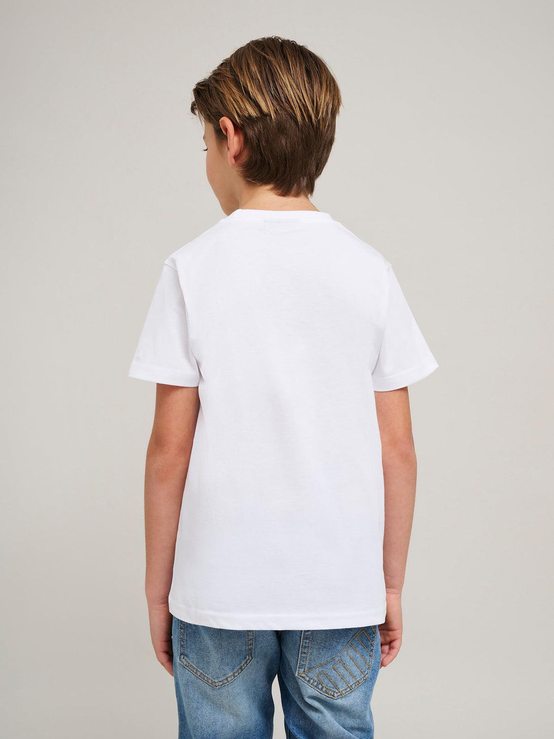 Beverly Hills Polo Club UK-JUNIOR POLO PONY T-SHIRT WHITE