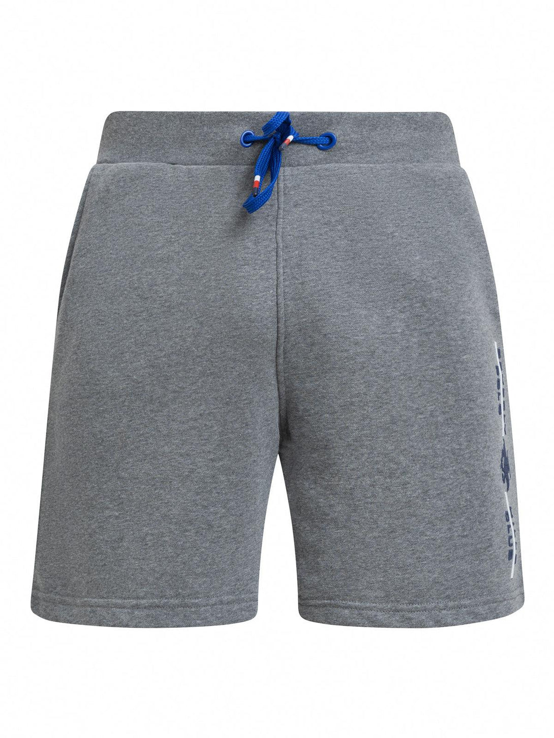 Beverly Hills Polo Club UK-POLO CLUB STRIPE LOGO FLEECE SHORTS ANTHRACITE