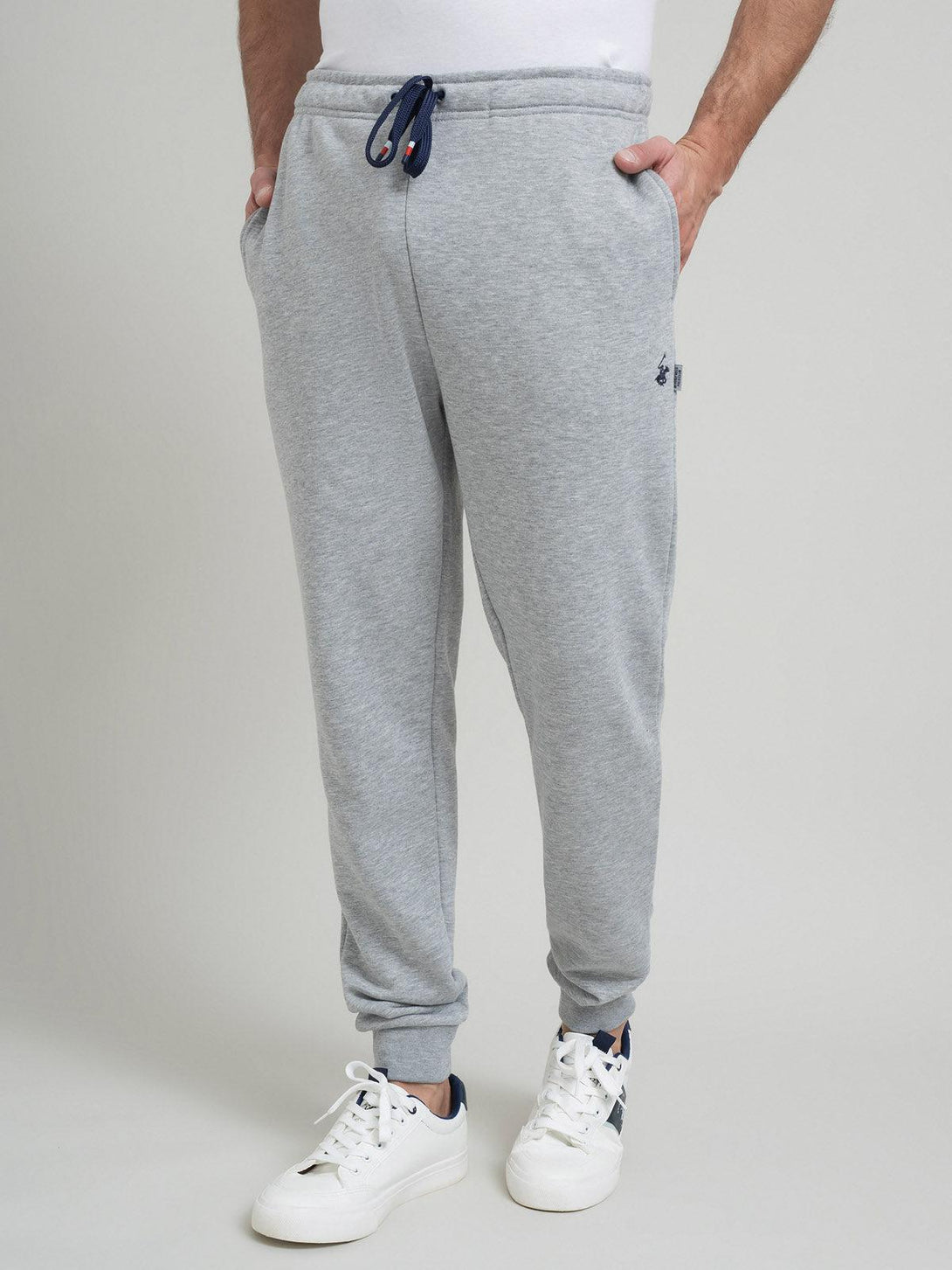 Beverly Hills Polo Club UK-POLO PONY CONTRAST JOGGERS GREY MELANGE