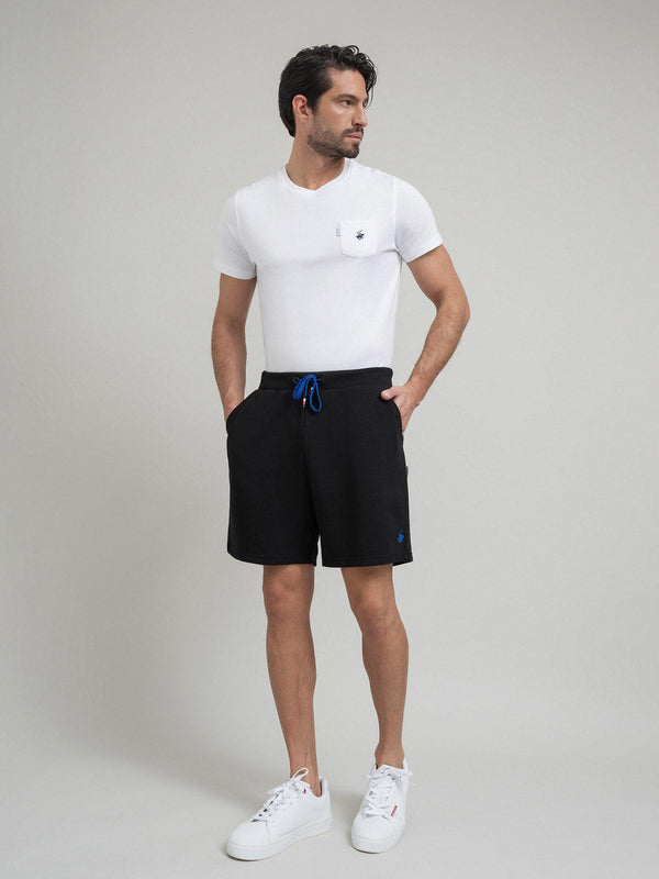 Beverly Hills Polo Club UK-POLO PONY JOGGING SHORTS BLACK