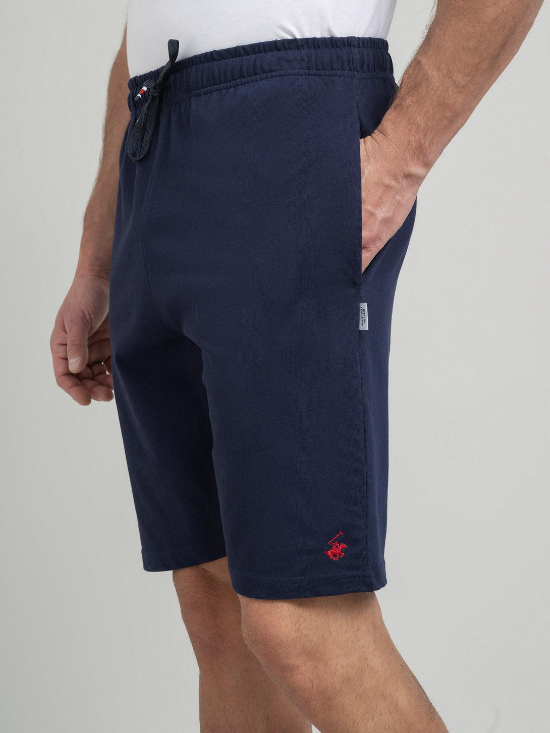 Beverly Hills Polo Club UK-POLO PONY JOGGING SHORTS NAVY TONAL