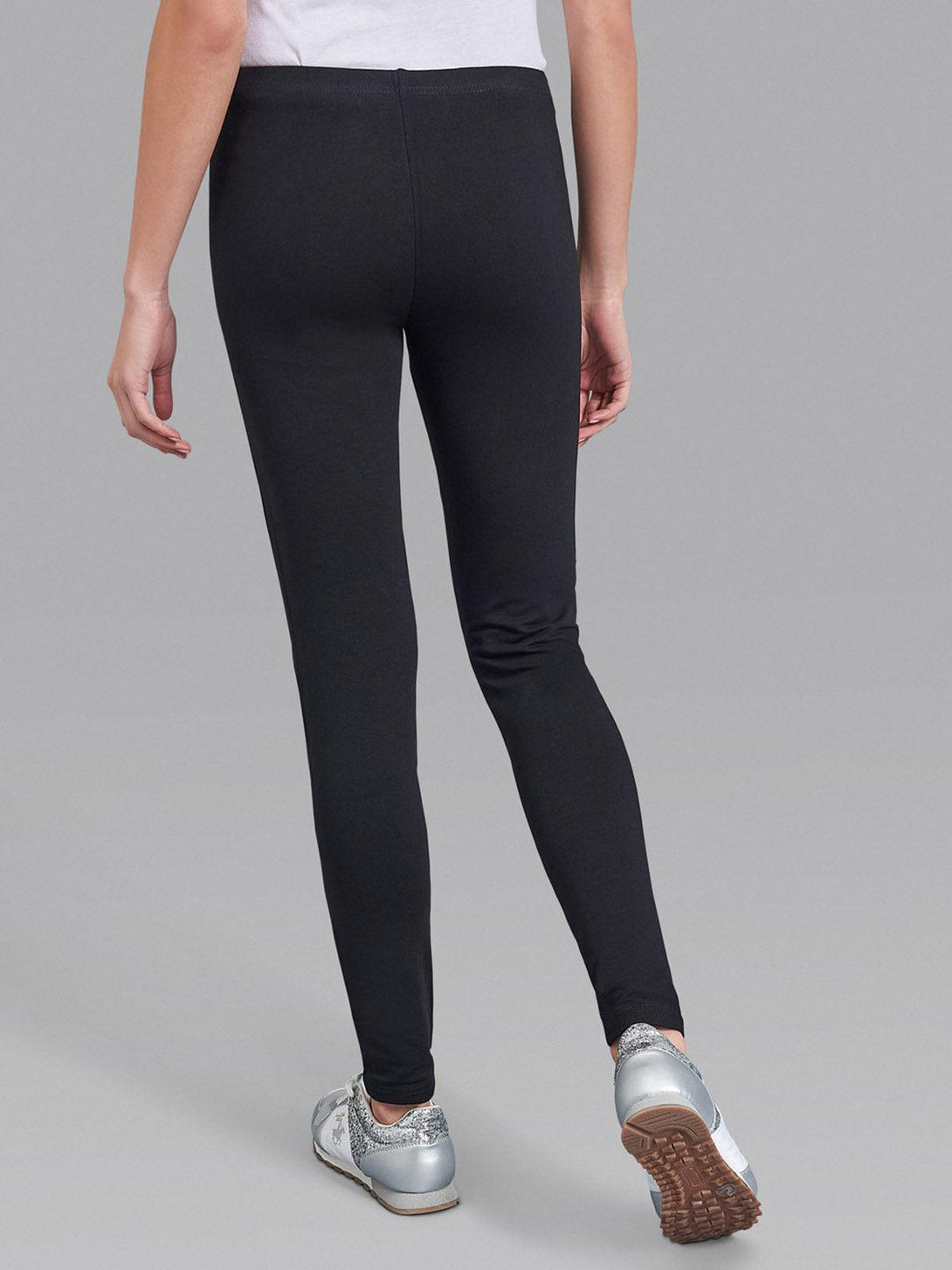 Beverly Hills Polo Club UK-POLO PONY SEAMED LEGGINGS BLACK