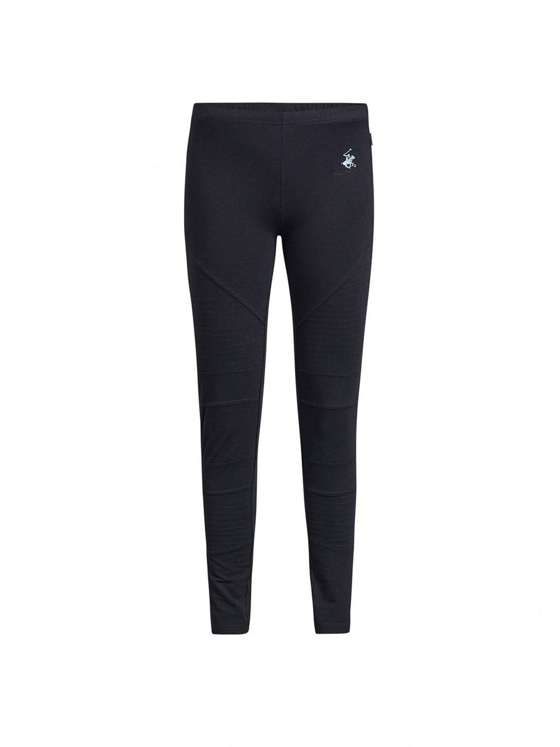 Beverly Hills Polo Club UK-POLO PONY SEAMED LEGGINGS BLACK