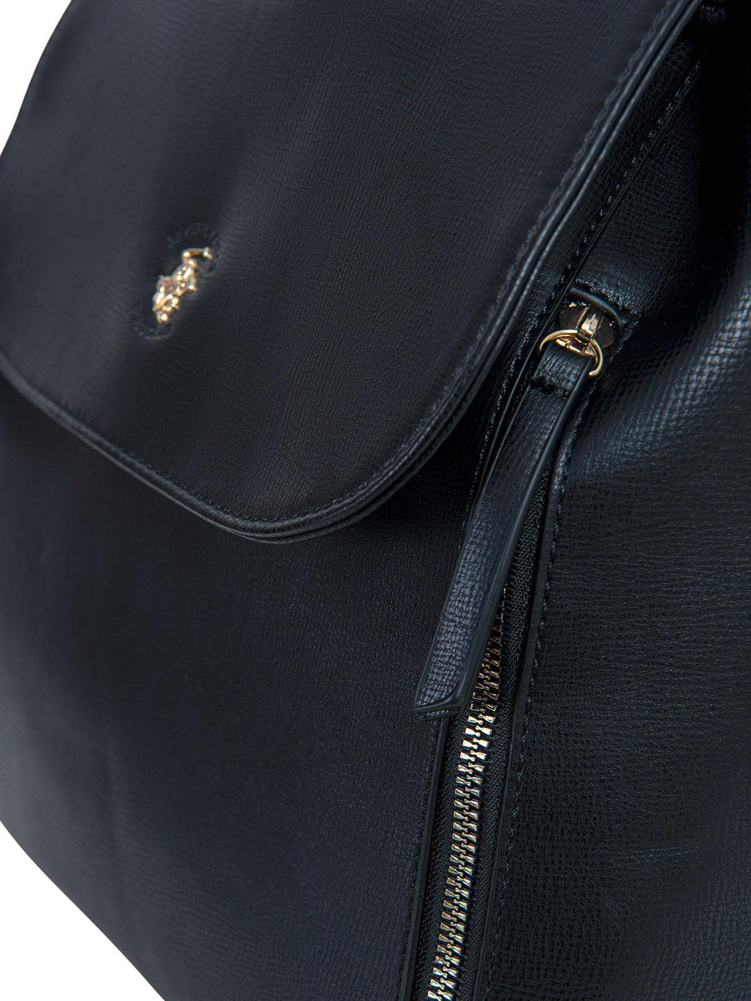 Beverly Hills Polo Club UK-POLO PONY SQUARE CUT BACKPACK BLACK