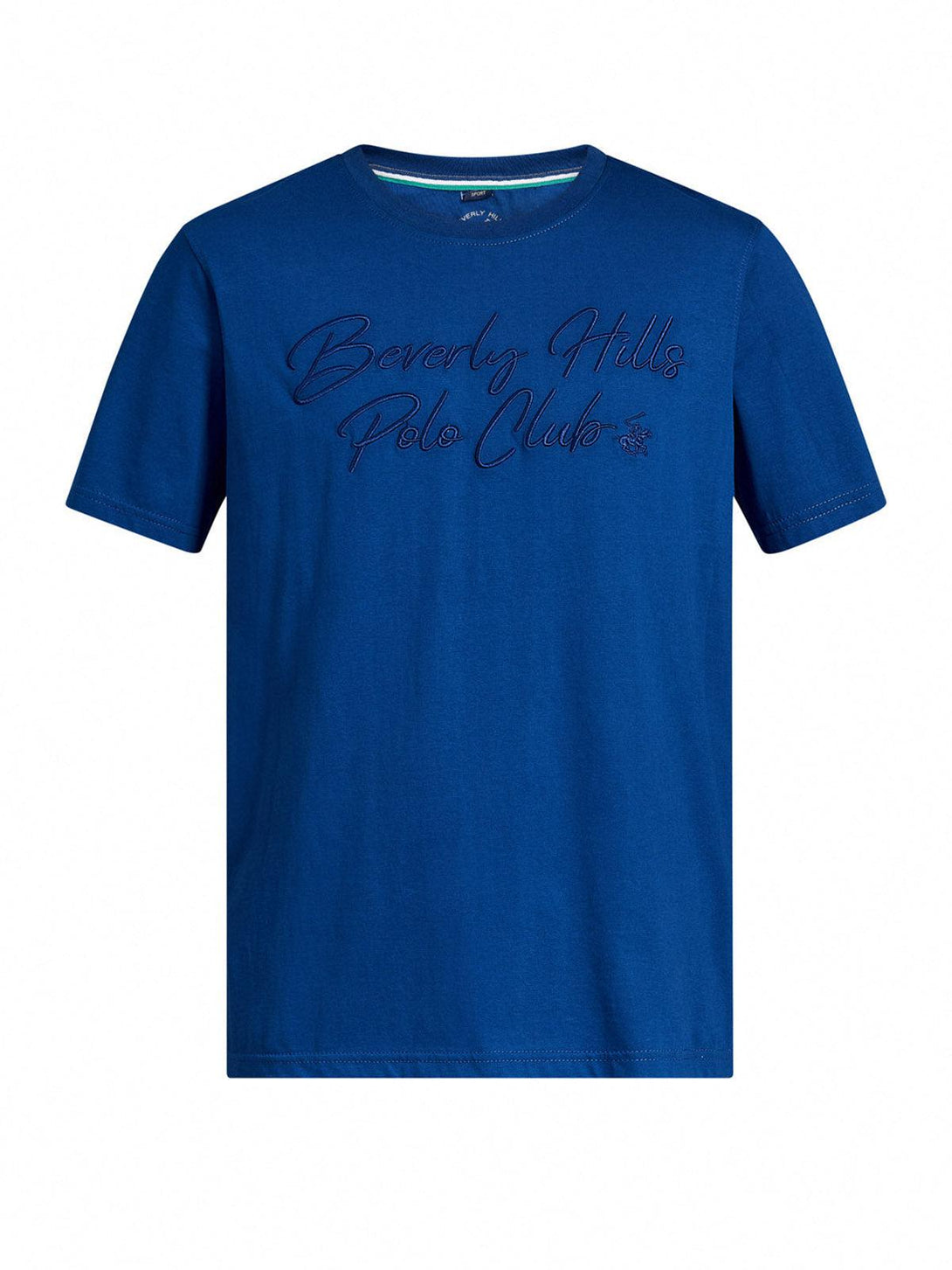 Beverly Hills Polo Club UK-SCRIPT SIGNATURE T-SHIRT BALTIC BLUE