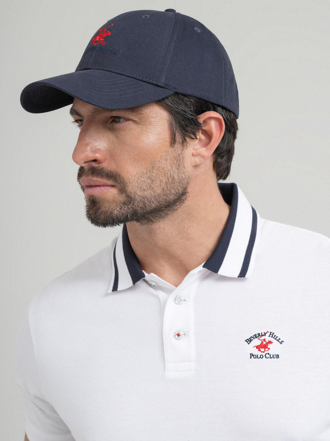 Beverly Hills Polo Club UK-SIGNATURE BASEBALL CAP NAVY