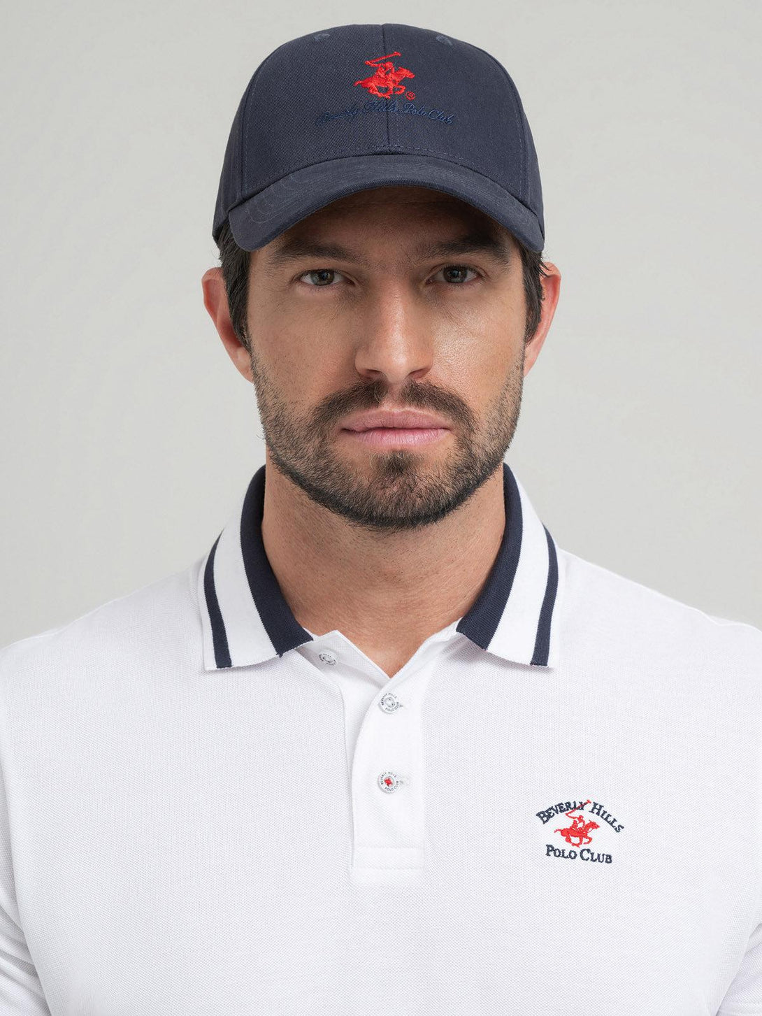 Beverly Hills Polo Club UK-SIGNATURE BASEBALL CAP NAVY