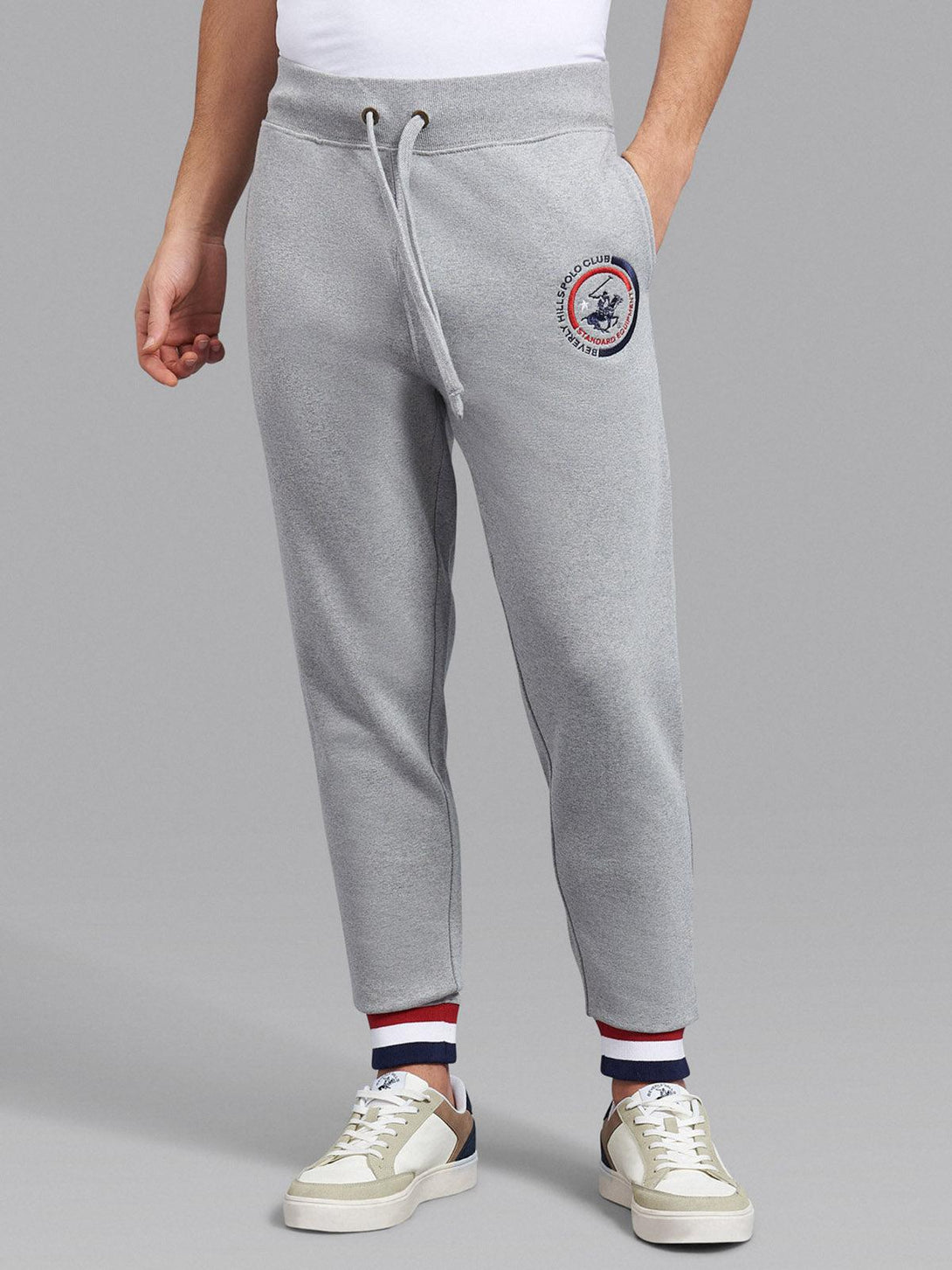 Beverly Hills Polo Club UK-STANDARD EQUIPMENT JOGGERS HEATHER GREY