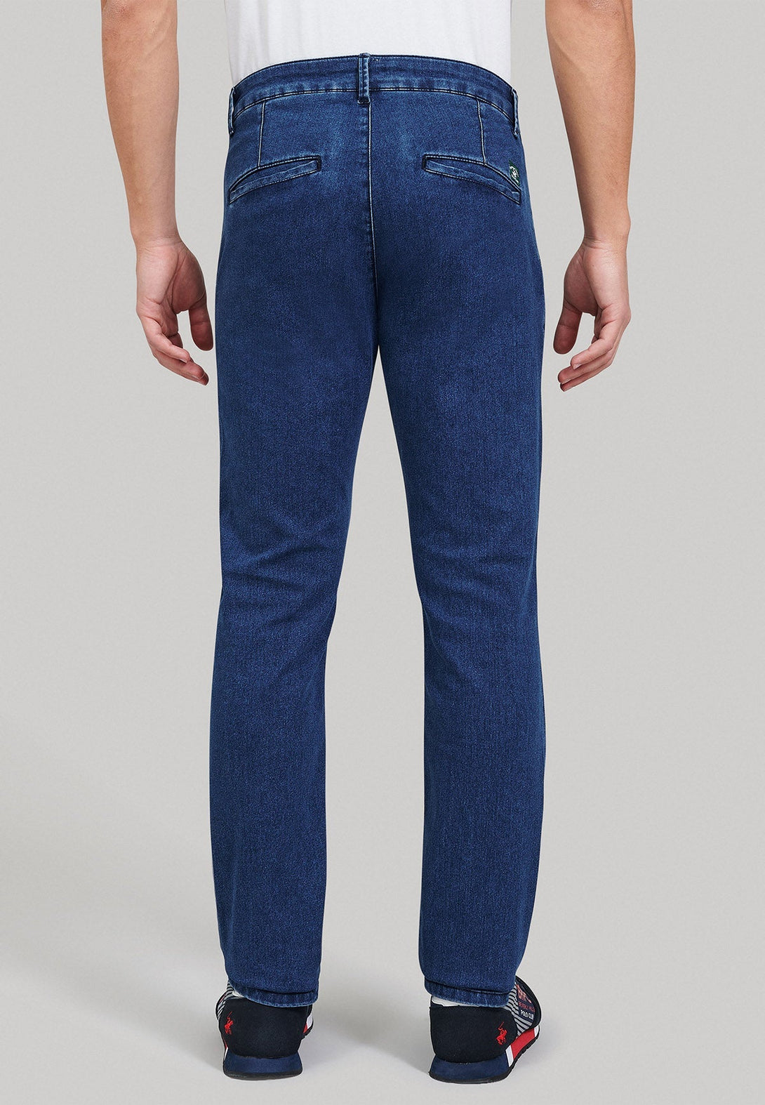 Beverly Hills Polo Club UK-STRETCH FIT JEANS CLASSIC BLUE WASH