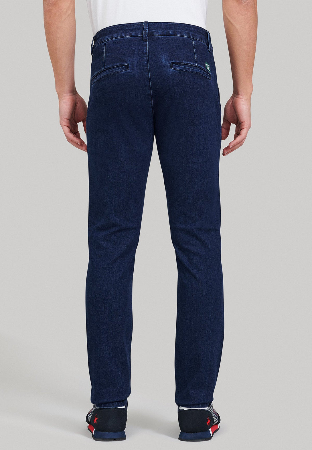 Beverly Hills Polo Club UK-STRETCH FIT JEANS DARK DENIM WASH