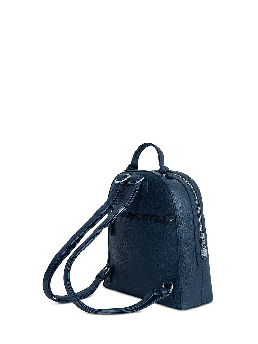 Beverly Hills Polo Club UK-STUDDED LEATHER LOOK BACKPACK NAVY