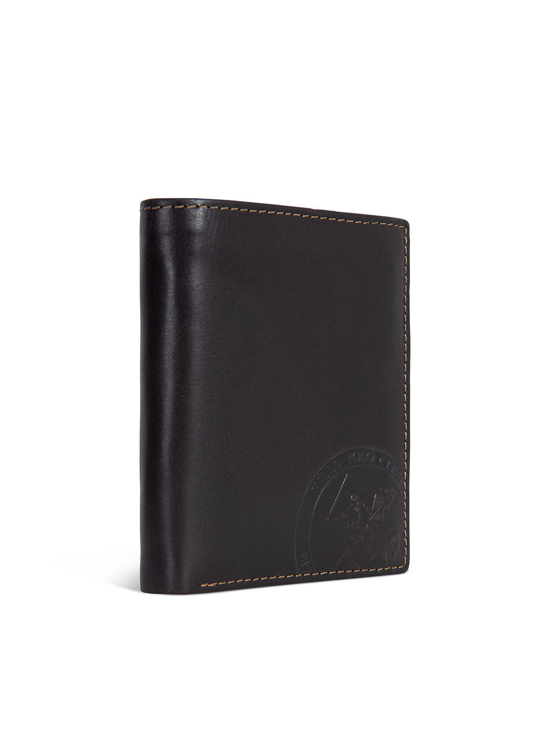 Beverly Hills Polo Club UK-TALL BIFOLD WALLET DARK BROWN