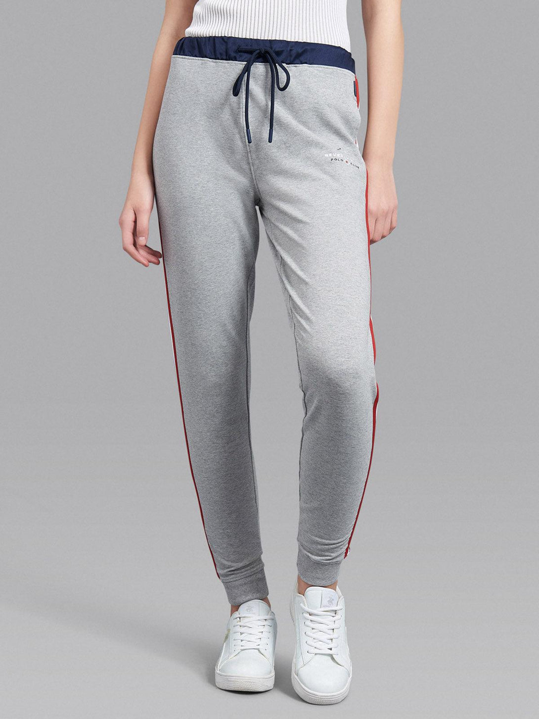 Beverly Hills Polo Club UK-TAPPED POLO PONY JOGGERS HEATHER GREY