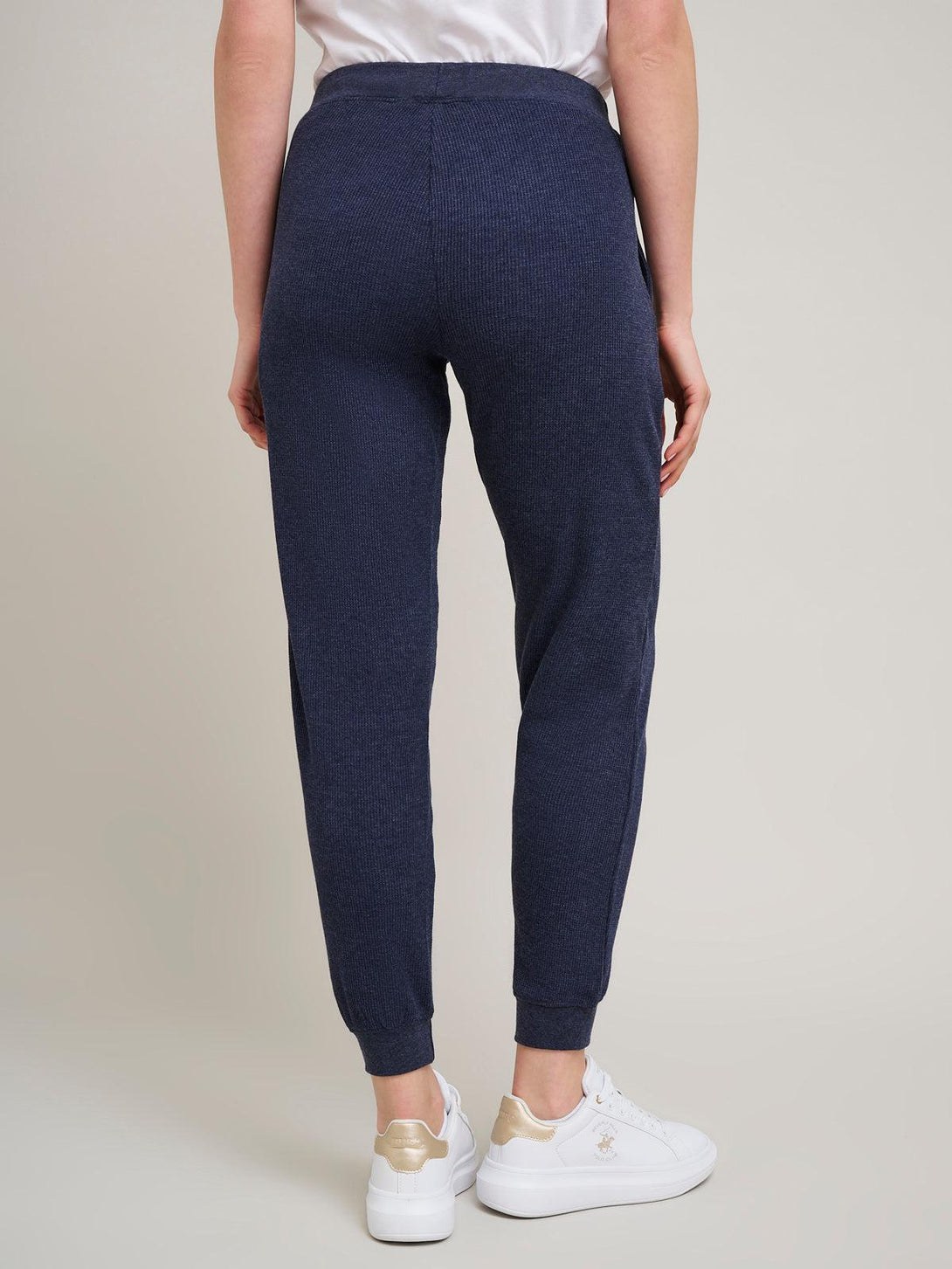 Beverly Hills Polo Club UK-TAPPED POLO PONY JOGGERS HEATHER NAVY