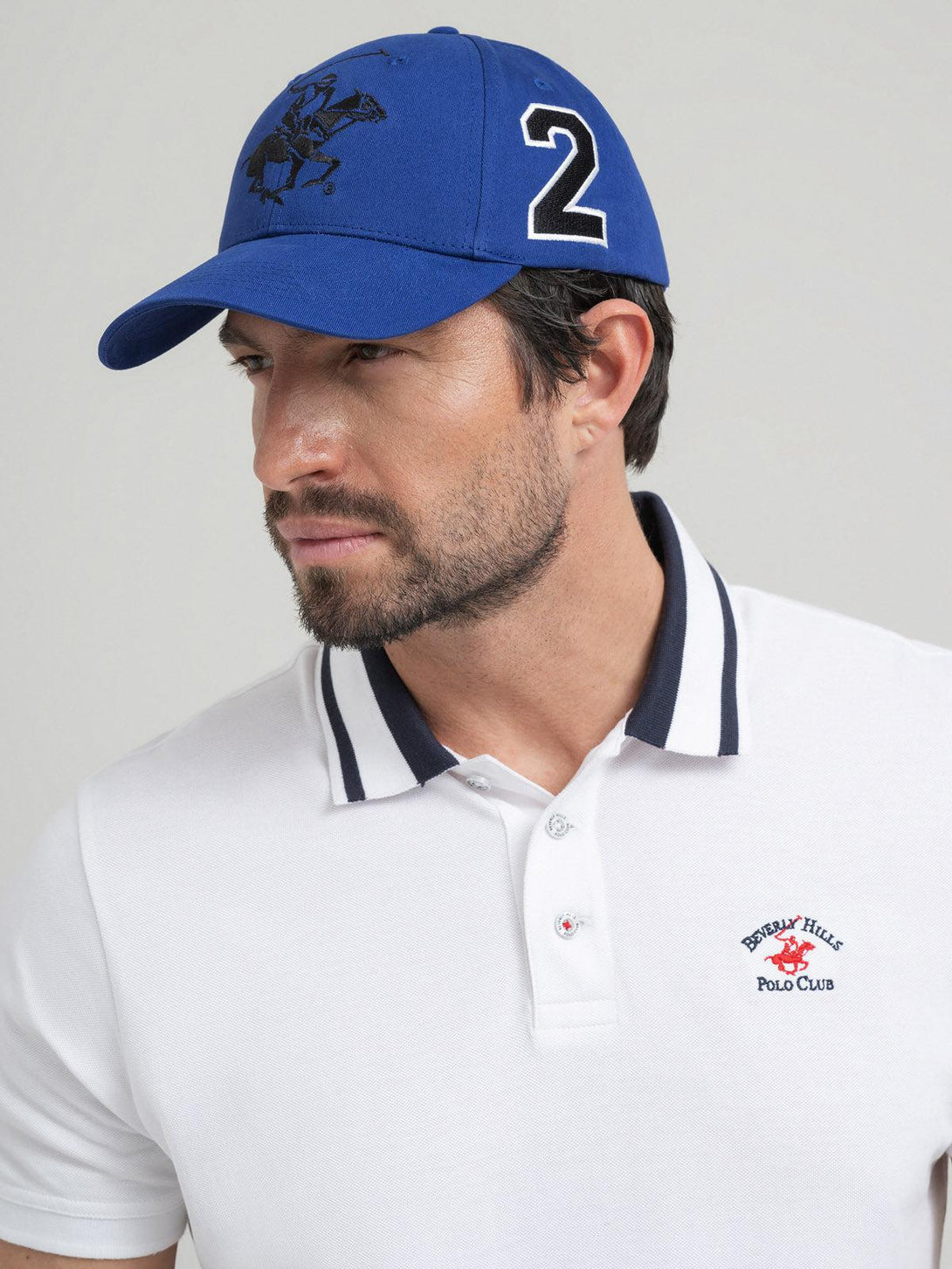 Beverly Hills Polo Club UK-TEAM BASEBALL CAP BALTIC BLUE