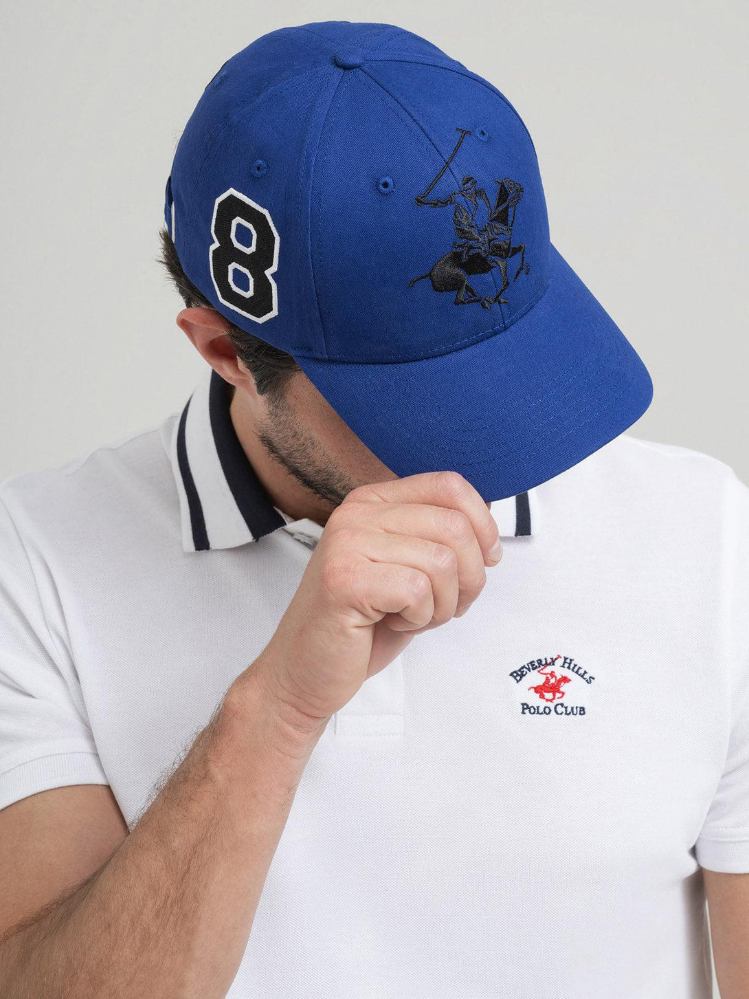 Beverly Hills Polo Club UK-TEAM BASEBALL CAP BALTIC BLUE