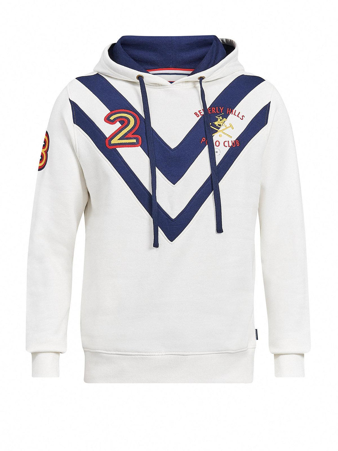 Beverly Hills Polo Club UK-TEAM CREST HOODIE SNOW