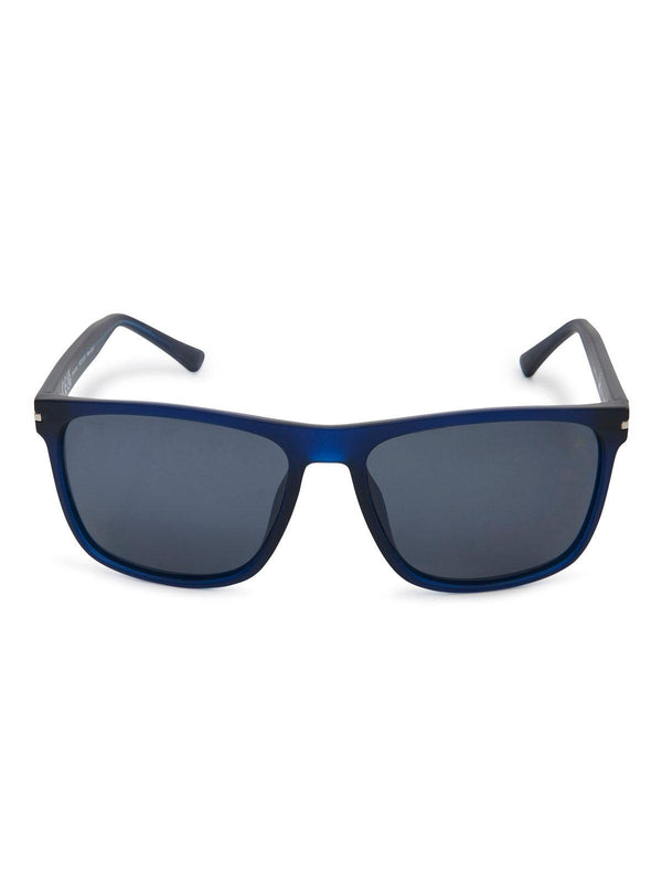 Beverly Hills Polo Club UK-ULTEM WAYFARER POLARISED SUNGLASSES NAVY SOLID SMOKE