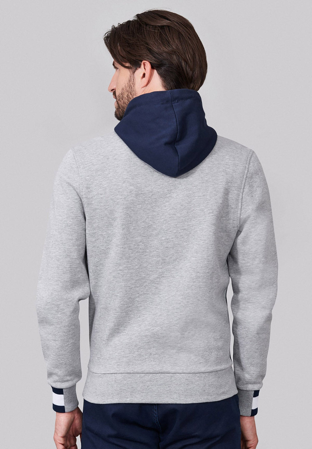 Beverly Hills Polo Club UK-US POLO PONY HOODIE HEATHER GREY