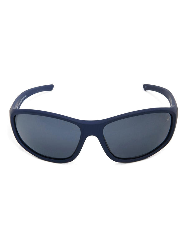 Beverly Hills Polo Club UK-WRAP AROUND POLARISED SUNGLASSES NAVY SOLID SMOKE